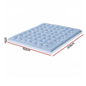 Mattress Topper 5cm | Double-Sided Pillowtop | Queen Size Bed