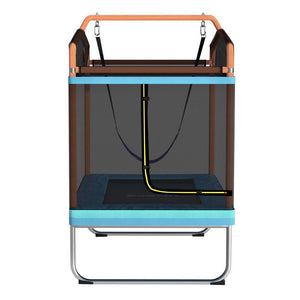 Everfit Kids Rectangle Trampoline Swing Set | Security Net | 6FT