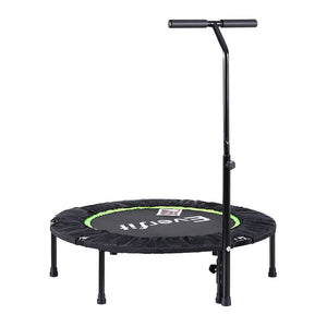 Everfit 40-Inch Foldable Fitness Trampoline | Jumping Rebounder | Home Gym with Handrail