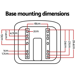 Tractor Seat | Forklift Excavator | Universal Suspension Truck Chair | PU Leather