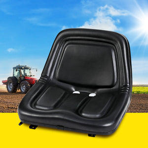 Tractor Seat | Forklift Excavator | Universal Backrest Truck Chair | PU Leather