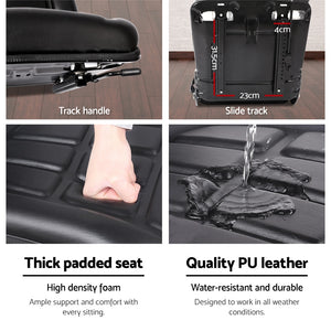 Tractor Seat | Forklift Excavator | Universal Backrest Truck PU Chair