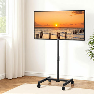 Mobile TV Stand | 13–50" | Adjustable Height | With Wheels