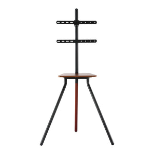 TV Stand | Wooden Tray | 24–55" Swivel Height Adjustable