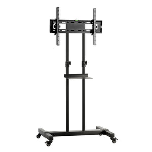 Mobile TV Stand | for 23"-65" TVs | Mount Bracket | Portable Solid Trolley Cart
