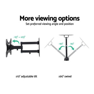 TV Wall Mount Bracket | for 17"-42" LED LCD TVs | Full Motion | Strong Arms