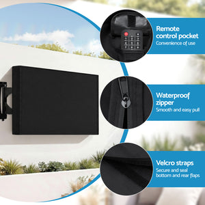 Outdoor TV Cover | 40–43 inch | Waterproof | Patio Flat Screen Protector