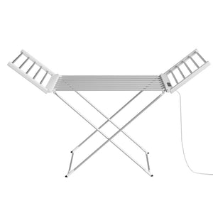 Devanti Heated Towel Rack | Foldable Electric | 24H Timer