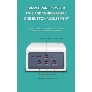 Professional Far Infrared Sauna Dome | 3-Zone Thermal Therapy | 256 Germanium Stones & 42 Red Light LEDs | Dual PEMF Therapy Mat