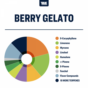 True Terpenes Berry Gelato 480mL | Industrial Hybrid Terpene Blend with Wild Berries & Cream