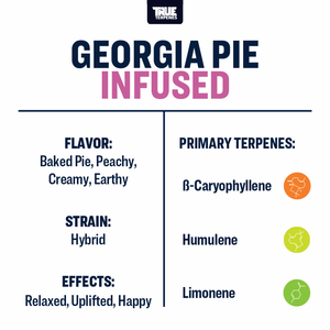 True Terpenes Georgia Pie 240mL | Large-Batch Hybrid Terpene with Baked Peach, Brown Sugar & Buttery Spice