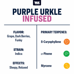 True Terpenes Purple Urkle 30mL | Indica Terpene with Grape Popsicle & Creamy Banana for Rest & Sleep