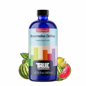 True Terpenes Watermelon Zkittles 30mL | Indica Terpene with Sweet Watermelon & Earthy Citrus for Creative Calm