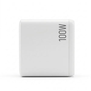 Devanti USB C Charger 100W Fast Charger 4 Port GaN Desktop Station White