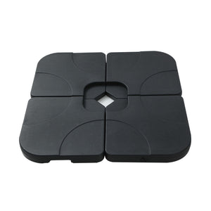 3m Outdoor Umbrella | w/Base | Cantilever Beach Roma | 360 Degree Tilt | Beige