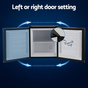 Upright Freezer | 31L | Vertical Compact Freezer | Black