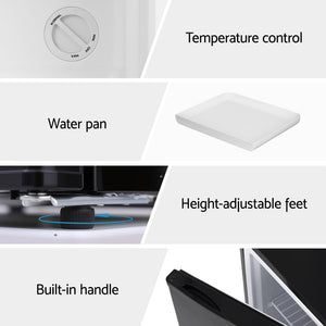 Upright Freezer | 31L | Vertical Compact Freezer | Black