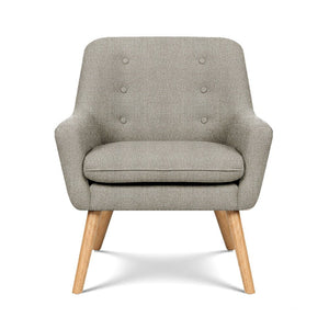 Accent Tub Armchairs Set 2pc | Lounge Chairs | Beige | ANNE