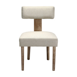 Artiss Dining Chairs | Set of 4 | Linen Fabric | Wooden | Beige
