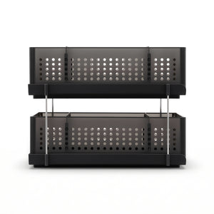 Under Sink Organiser | 2 Tier Pull Out Drawers | Removable Baskets