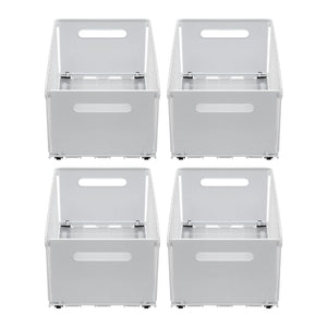 Artiss 4 Pack Pull out Drawers for Cabinets Foldable Slide Out Drawers