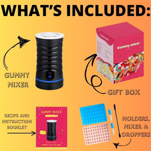 DIY Gummy Candy Maker for Kids & Parents | Safe & Easy Homemade Gummies | Fun Cooking Activity with Bear & Fruit Molds | No Stove Required