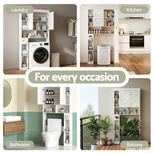 Over Toilet Storage Cabinet | Bathroom & Laundry Organiser Shelf