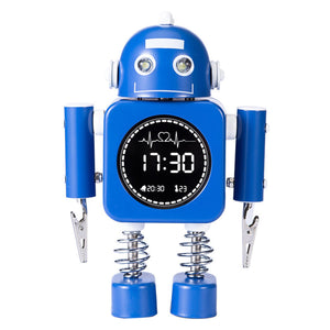 Laser Robot Alarm Clock | For Kids | Blue