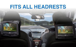 Laser DVD Player | 9" Dual Screen | Black