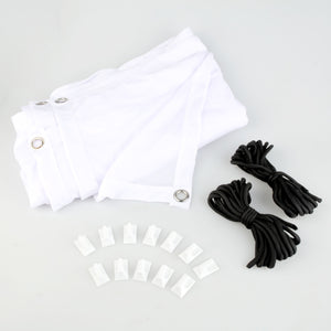 Projector Screen | 100-Inch | White | Includes Setup Kit