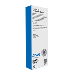 Laser Foxtel Remote | iQ Replacement Controller