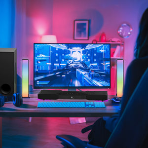 Laser Gaming Soundbar | RGB Lights | With Subwoofer