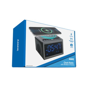 Laser Alarm Clock | Wireless Charging | Bluetooth Speaker