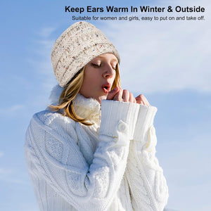 Women's Knitted Turban Headband | Winter Crochet Ear Warmer | Warm Hair Wrap Accessory