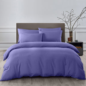2000TC 6-Piece Bamboo Sheet & Quilt Cover Set | Cooling & Breathable | King | Royal Blue
