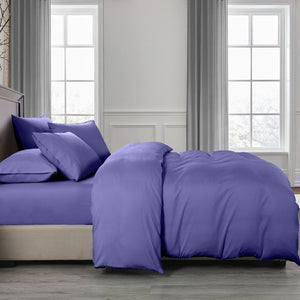 2000TC 6-Piece Bamboo Sheet & Quilt Cover Set | Cooling & Breathable | King | Royal Blue