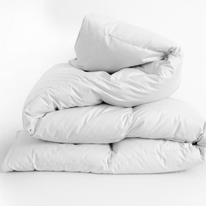 Casa Decor Silk Touch Quilt | 360GSM | All Seasons | Antibacterial | Hypoallergenic | Double | White