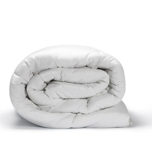 Casa Decor Silk Touch Quilt | 360GSM | All Seasons | Antibacterial | Hypoallergenic | Double | White