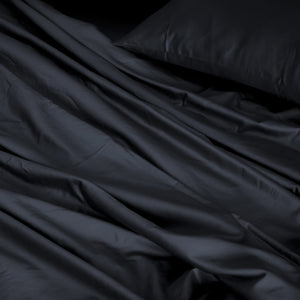 1000TC Hotel Grade Bamboo Cotton Sheets | Pillowcases Set | Ultrasoft | King | Charcoal