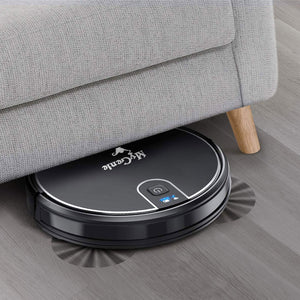 MyGenie XSonic Wifi Pro Robotic Vacuum Cleaner | Carpet Wet & Dry Mopping | Black