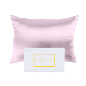Mulberry Soft Silk Hypoallergenic Pillowcase Twin Pack | 51 x 76cm | Lilac