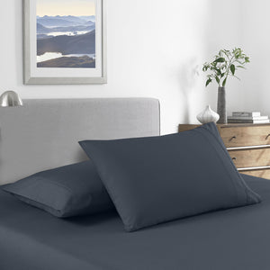 2000 Thread Count Bamboo Cooling Sheet Set | Ultra Soft Bedding | Single | Charcoal