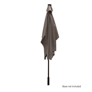 Arcadia Furniture Umbrella | 3 Metre Umbrella with Solar LED Lights | Garden Yard | Charcoal