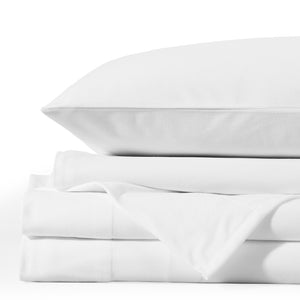 Polar Fleece Flannel Sheet Set | Ultra Soft Plush Cozy | Single | White