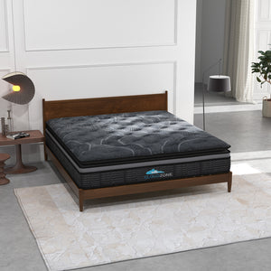 Cloud Zone Double Layer Euro Top Pocket Spring Mattress | Plush Medium Firm | 34cm | Double
