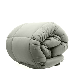 350GSM Charcoal Bamboo Quilt | Luxury Bedding | Duvet | All Seasons | Single | Charcoal