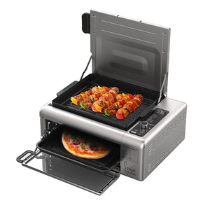 Kitchen Couture 9-In-1 Sensei XL Flip Air Fryer Oven Grill | Stainless Steel