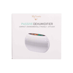 MyGenie Compact Reusable Dehumidifier | Moisture Extractor | Compact & Portable | White