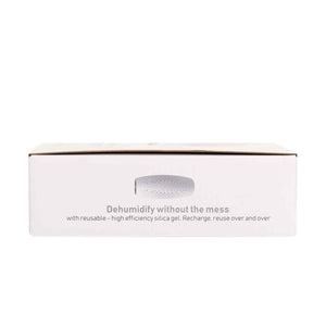 MyGenie Compact Reusable Dehumidifier | Moisture Extractor | Compact & Portable | White