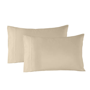 Bamboo Blended Sheet & Pillowcases Set | 1000TC Ultra Soft Bedding | King | Ivory